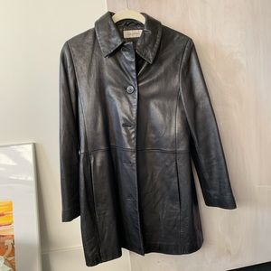 Vintage 90s Calvin Klein Leather Jacket